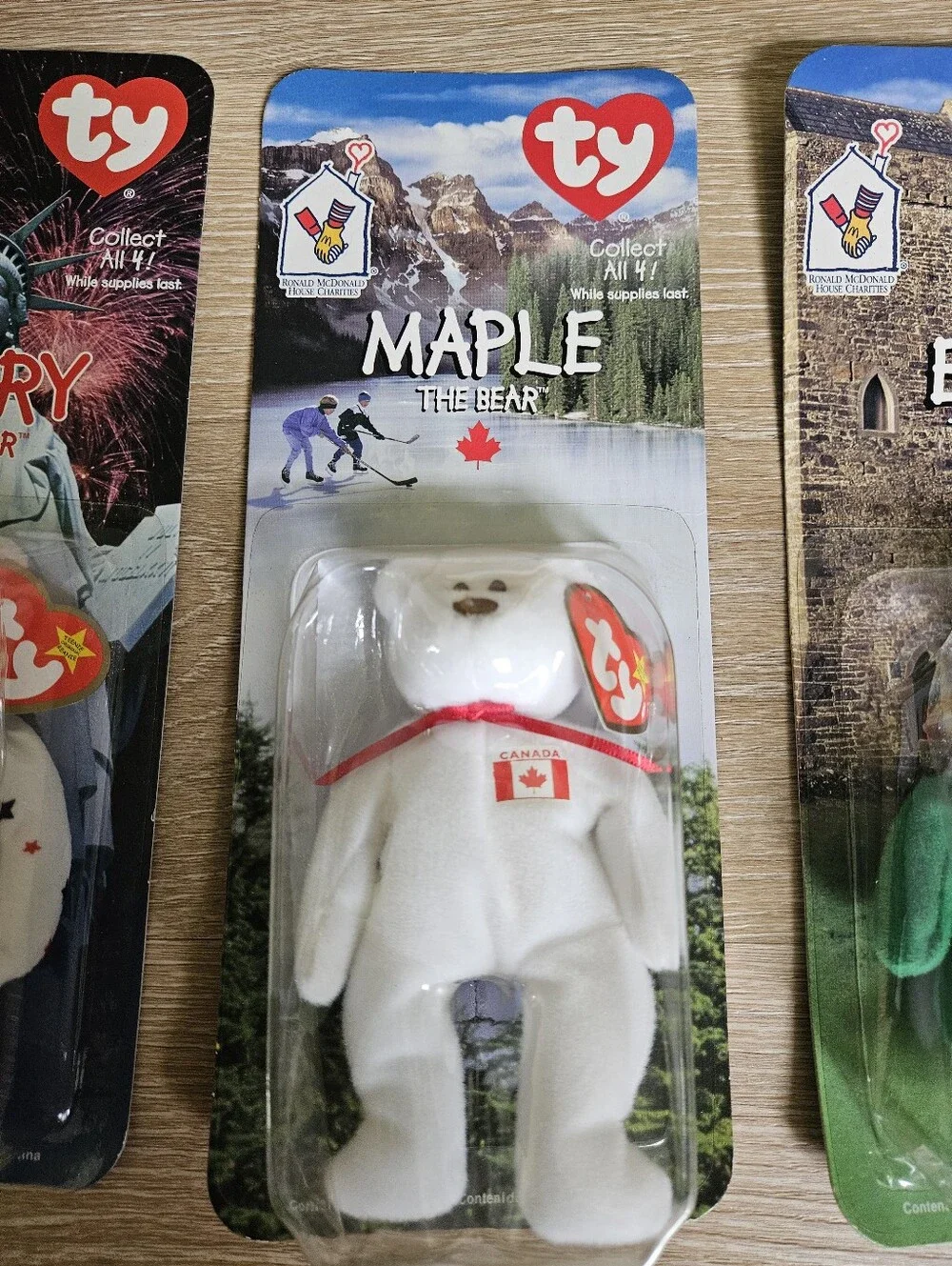 NWT TY Teenie Beanie Baby McDonald's (1999 International Collection)